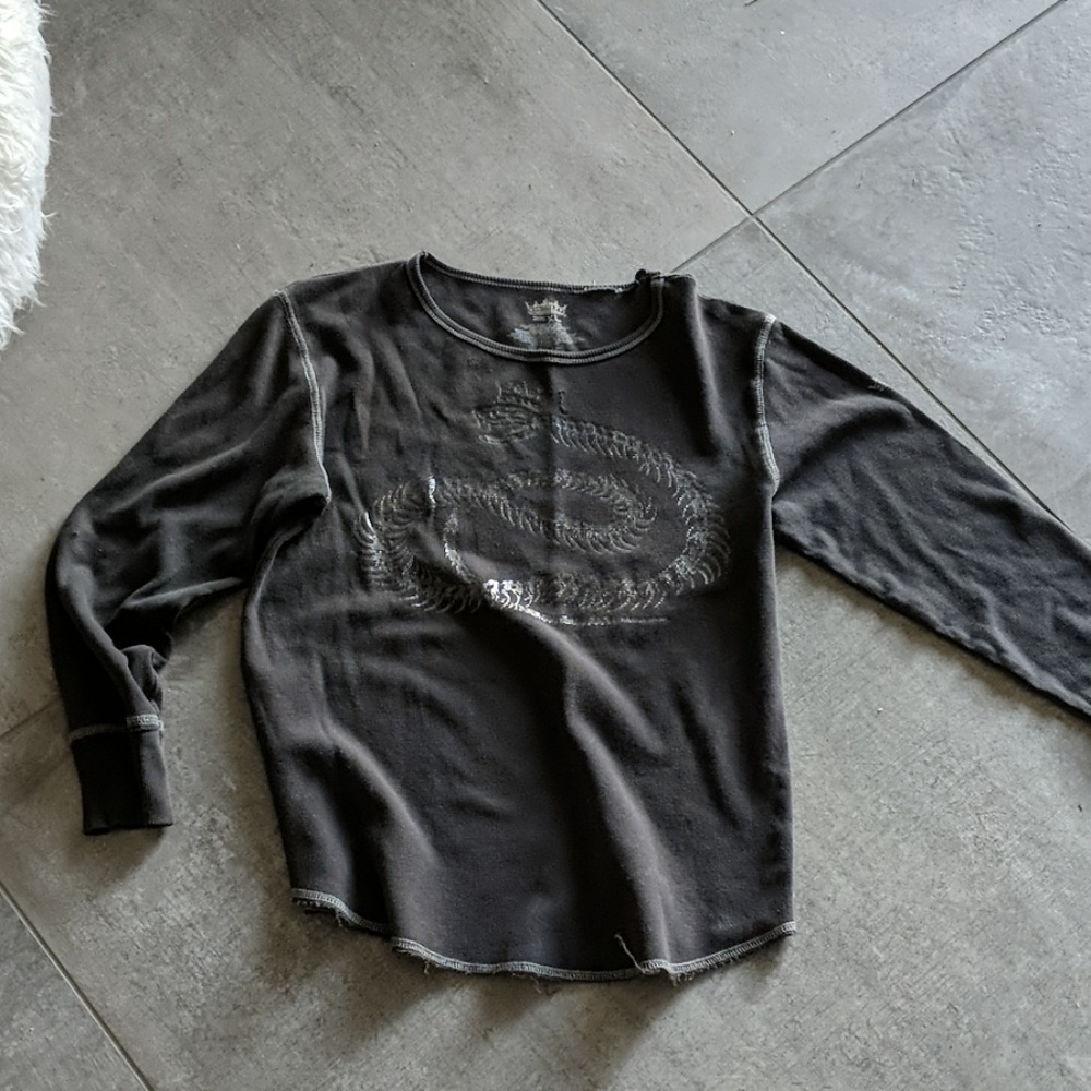 Kingsley Boys Snake Long Sleeve Shirt Size XL